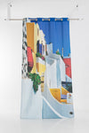 GREEK ISLAND CURTAIN WITH TROUX