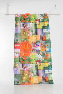  BUTTERFLY PATCHWORK CURTAIN WITH TROUX