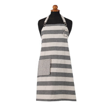  GREY STRIPPED APRON